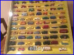 Lesney Matchbox Collection with Rare 1958 Wood Store Display/Vintage Series #1-75