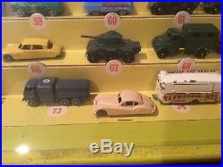 Lesney Matchbox Collection with Rare 1958 Wood Store Display/Vintage Series #1-75