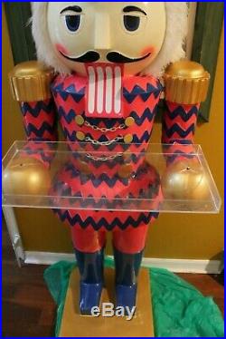 Life Size Nutcracker Butler Store Display 6 foot tall Heavy RARE HARD TO FIND
