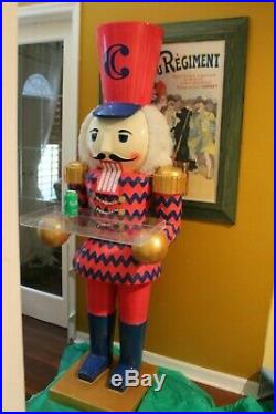 Life Size Nutcracker Butler Store Display 6 foot tall Heavy RARE HARD TO FIND