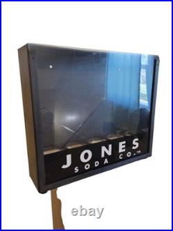 Light-up Display Case/Dispenser Jones Soda Co. Rare Collectible A Must-Have
