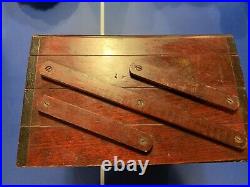 M HOHNER HARMONICA DISPLAY CASE WOODEN BOX GENERAL STORE Very Rare antique