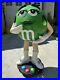 M&M Green Female Candy Character 38'' Store Display On Wheels Rare