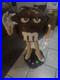 M&M Ms Brown Character Candy Store Display Stand Up Rack Glasses Rare High