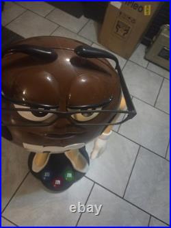 M&M Ms Brown Character Candy Store Display Stand Up Rack Glasses Rare High M&M Ms Brown Character Candy Store Display Stand Up Rack Glasses Rare High