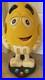 M&M YELLOW Candy Character 41'' Life Size Store Display On Wheels RARE M&Ms 2006