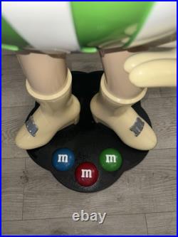 M&M store display green 41 tall Rare Collectible Vintage Store Display See Pics