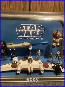 MASSIVE RARE Star Wars The Clone Wars Toy Retail Store Display Showcase