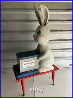 MEGA RARE 1950s Jumping Jacks Shoes Magic Rabbit Store Sign Display Advertising