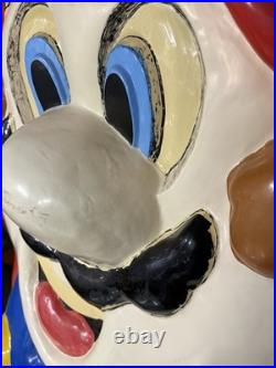 MEGA RARE 90s Nintendo Super Mario Best Buy Video Game Store Display Sign NES