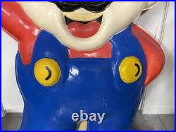 MEGA RARE 90s Nintendo Super Mario Best Buy Video Game Store Display Sign NES