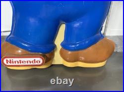 MEGA RARE 90s Nintendo Super Mario Best Buy Video Game Store Display Sign NES