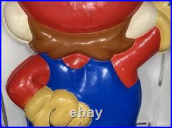 MEGA RARE 90s Nintendo Super Mario Best Buy Video Game Store Display Sign NES