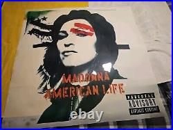 Madonna American Life Promo Record Store Window Light Cling Display RARE 36