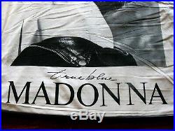 Madonna MEGA RARE 1986 TRUE BLUE Herb Ritts PROMO Big CLOTH STORE BANNER POSTER