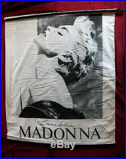 Madonna MEGA RARE 1986 TRUE BLUE Herb Ritts PROMO Big CLOTH STORE BANNER POSTER