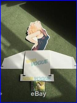 Madonna Vogue Rare 1990 Uk Official Warners In Store Die Cut 3d Counter Display