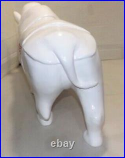 Marc Ecko Store Display White Rhino Collectible 24x12 Very Rare Red Font