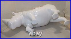 Marc Ecko Store Display White Rhino Collectible 24x12 Very Rare Red Font