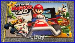Mario Kart Play Inside Mario's World 3D Store Display Promo Sign MEGA RARE Mario Kart Play Inside Mario's World 3D Store Display Promo Sign MEGA RARE