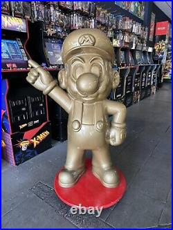 Mario Life Size Statue Store Display Authentic Nintendo vintage 90s RARE signage