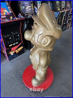 Mario Life Size Statue Store Display Authentic Nintendo vintage 90s RARE signage