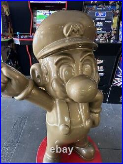 Mario Life Size Statue Store Display Authentic Nintendo vintage 90s RARE signage