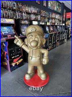 Mario Life Size Statue Store Display Authentic Nintendo vintage 90s RARE signage