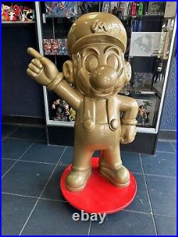 Mario Life Size Statue Store Display Authentic Nintendo vintage 90s RARE signage