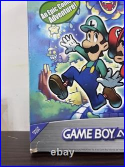 Mario & Luigi Superstar Saga GBA Original Store Display Rare Big Box Nintendo