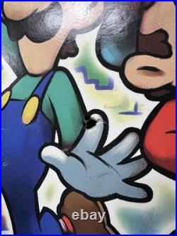 Mario & Luigi Superstar Saga GBA Original Store Display Rare Big Box Nintendo