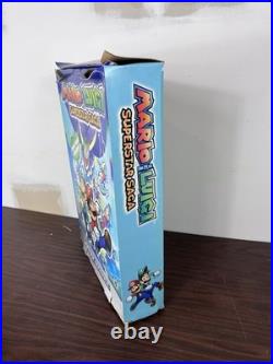 Mario & Luigi Superstar Saga GBA Original Store Display Rare Big Box Nintendo