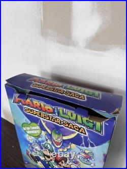 Mario & Luigi Superstar Saga GBA Original Store Display Rare Big Box Nintendo