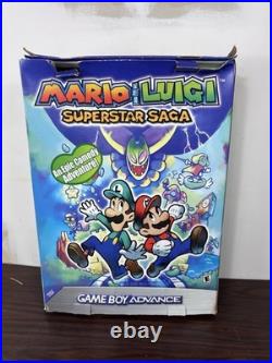 Mario & Luigi Superstar Saga GBA Original Store Display Rare Big Box Nintendo