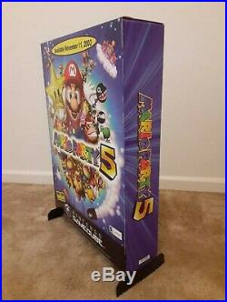 Mario Party 5 Nintendo Gamecube Store Display Standee Promo Display Box RARE