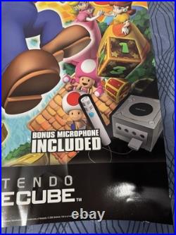 Mario Party 7 Nintendo Gamecube Promo Store Display Banner Rare