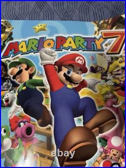 Mario Party 7 Nintendo Gamecube Promo Store Display Banner Rare
