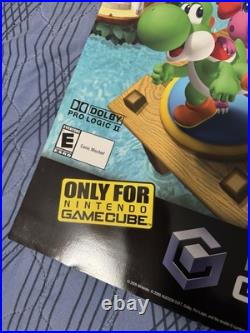 Mario Party 7 Nintendo Gamecube Promo Store Display Banner Rare