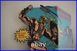 Masters of Universe He-man MOTU Brazil 1986 Mattel Cardboard Store Display RARE
