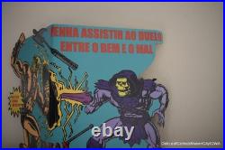 Masters of Universe He-man MOTU Brazil 1986 Mattel Cardboard Store Display RARE