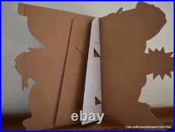 Masters of Universe He-man MOTU Brazil 1986 Mattel Cardboard Store Display RARE