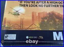 Max Payne 3 Promo Display Vinyl Banner LARGE 3'x6' Store Display RARE