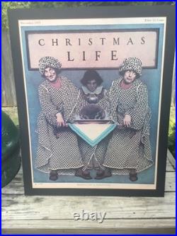 Maxfield Parrish 1921 Life 21 X 27 Possibly Store Display Rare