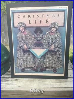 Maxfield Parrish 1921 Life 21 X 27 Possibly Store Display Rare