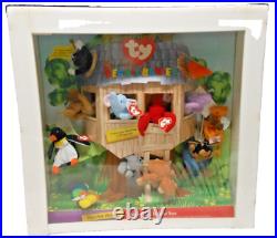 McDONALD'S TEENIE BEANIE BABIES CLUB HOUSE STORE DISPLAY RARE 1998 EXC COND