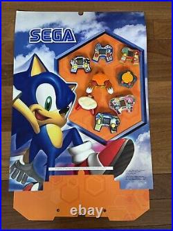 McDONALDS 2004 Rare Store Display SEGA SONIC HEROES HEDGEHOG promo