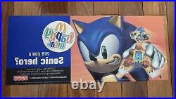 McDONALDS 2004 Rare Store Display SEGA SONIC HEROES HEDGEHOG promo