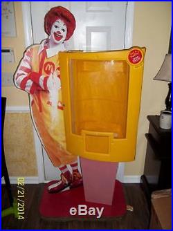 McDonalds Ronald McDonald store Toy display case for Happy Meal toys Rare