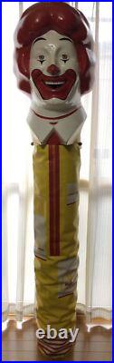 Mcdonald's Donald Balloon Head Store Display Signboard Head & Cover 135 cm rare