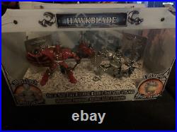 Mega Bloks Mag WarriorsStore Display With Hawkblade And Battlescorch Rare Find